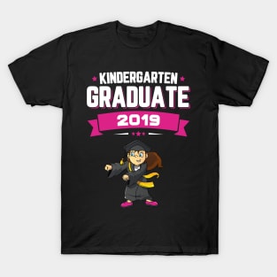 Flossing Kindergarten Graduate Class Of 2019 Girls T-Shirt